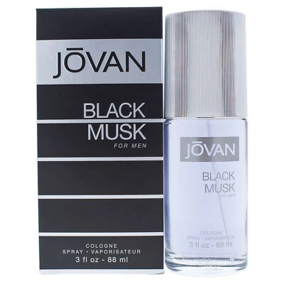 Jovan Black Musk de Jovan para hombre - spray de colonia de 3 oz Foto 1 de 3