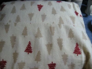 QUEEN FLANELL LAKEN SET WEIHNACHTSBÄUME FEIERTAG DESIGN 100% BAUMWOLLE FLANELL NEU - Bild 1 von 6