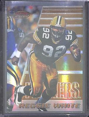 1996 Bowman's Best Refractor #134 Reggie White - Image 1 of 2