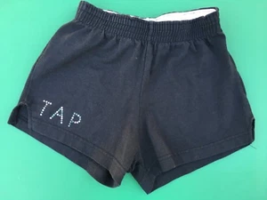  Mädchen schwarz Stepp Glitzer Shorts-Größe S 6-8 - Bild 1 von 1