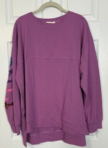 Traumhaftes Rehkitz Damen Tunika Top Gr. M "Good Vibes Only" Pailletten Party Urlaub - Bild 1 von 13