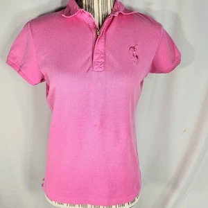 Ralph Lauren Golf Tailored Golf Fit Pink 1/4 Zip w/Snap Kurzarm Top Medium - Bild 1 von 10