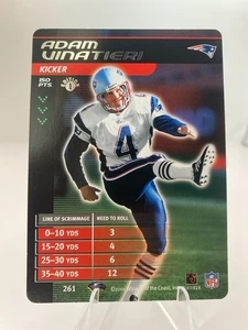 Adam Vinateieri 2002 NFL Showdown Base #261 1st Edition Patriots - Picture 1 of 2