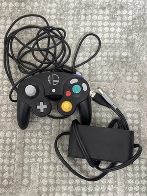 Nintendo Gamecube Controller Super Smash Bros. + Gamecube Adapter Original - Bild 1 von 4