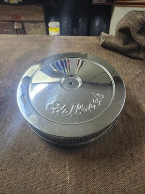 Limpiador de aire redondo Edelbrock Pro-Flo de 10 pulgadas Foto 1 de 4