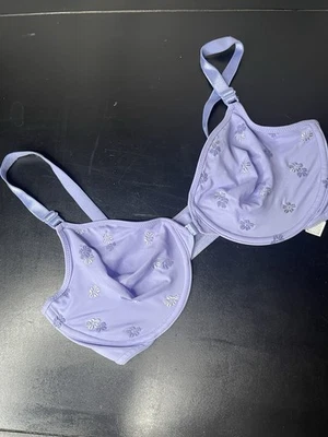 Sujetador Camiseta Mujer Fruit of the Loom Lavanda Floral Talla 38D  Foto 1 de 4