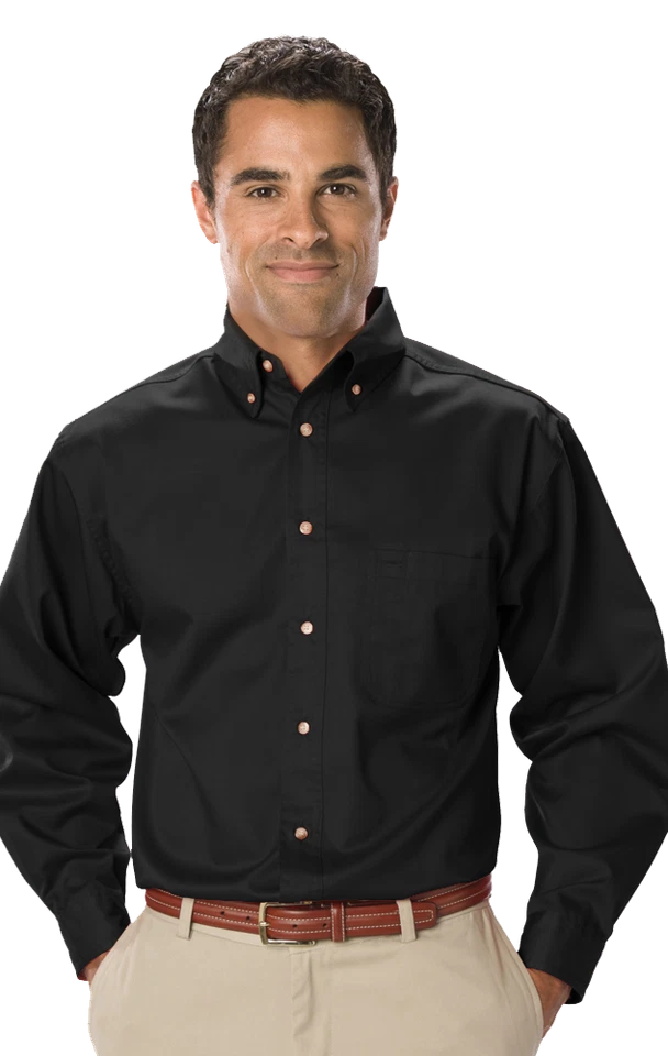 Blue Generation BG7217 Men's Scotchgard Twill Long Sleeve Shirt - Image 1 of 1