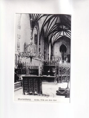 F6770) Postal, MARIENBURG - Iglesia - Vista desde el coro - REPRO - Imagen 1 de 2