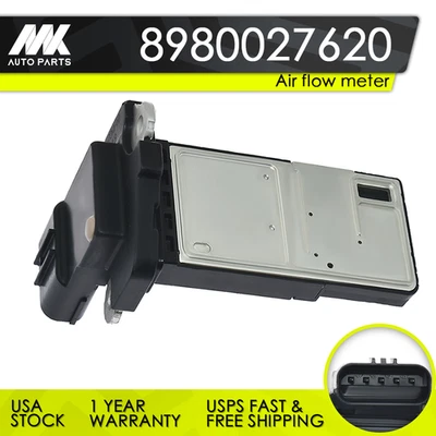 8980027620 Mass Air Flow Sensor For 2008-2010 Chevrolet Silverado 2500 3500 HD - Image 1 of 4