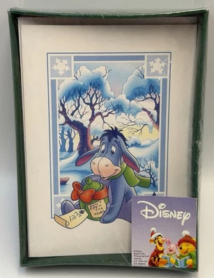 Disney WINNIE THE POOH Christmas Greeting 10 Holiday Cards Eeyore NEW Sealed - Image 1 of 3