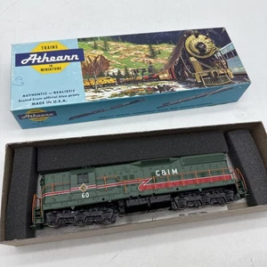 Athearn #60 HO Scale C&MI Chicago Illinois Mid SD-9 Powered Diesel Locomotive - Picture 1 of 13