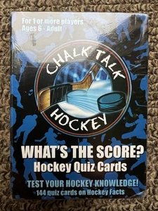 What’s The Score? Chalk Talk Hockey 144 Quizkarten NEU / VERSIEGELT - Bild 1 von 6