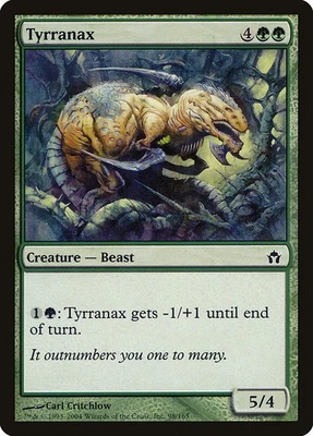 (2x) TYRRANAX - Fifth Dawn – MTG Magic the Gathering Card - Common - Image 1 of 4