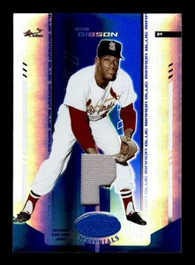 2004 Leaf Certified Materials #226 Bob Gibson Mirror Fabric Blue Position #/100 - Picture 1 of 2
