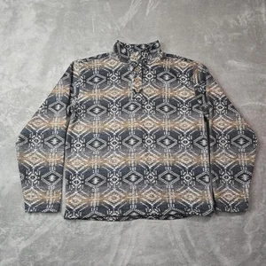 Ariat Wesley Pullover Herren Größe M Tribal Aztec Southwestern Cowboy 1/4 Knopf - Bild 1 von 12