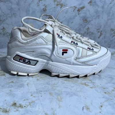 Fila D Formation Womens Size 8.5 Running Shoes White Athletic Trainer Sneakers - Image 1 of 4