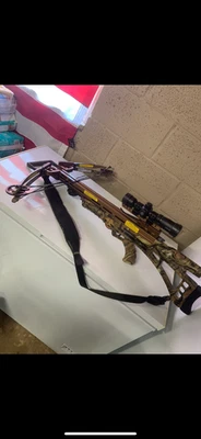 carbon express crossbow cx1 new scope,string and case - Image 1 of 4