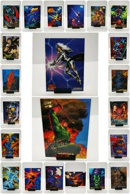 Lot of 22 Marvel Masterpiece Picks Gold Foil Signature Series Canvas Vs Marvel - Image 1 of 4