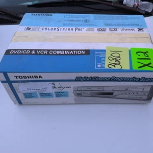 Toshiba -NEVER OPENED -SD-V393 DVD/CD & VHS COMBO Player With Remote , NEW NIB - Picture 1 of 5