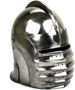 Medeival Closed Bellows Face German Helmet Handmade Vintage Larp Sca Halloween - Picture 1 of 3