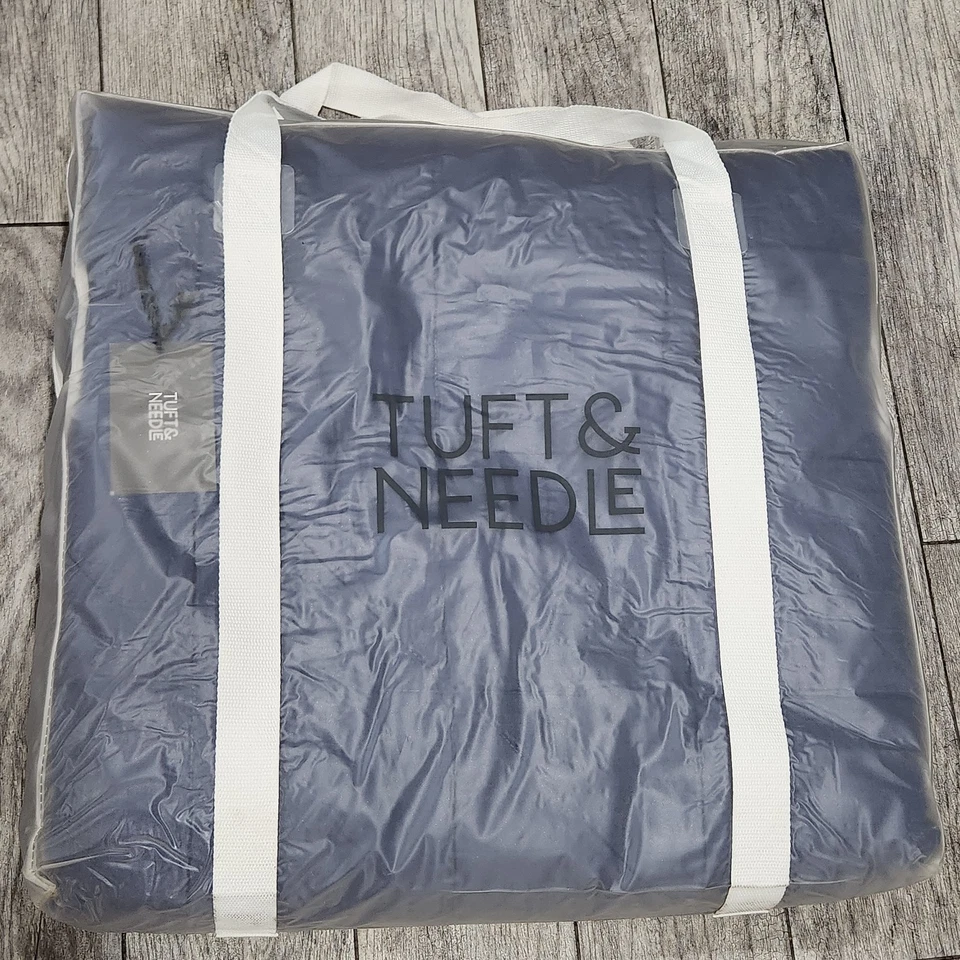 Tuft And Needle King / California King Cotton Linen Blend Navy Blue Quilt NWT! - Image 1 of 1