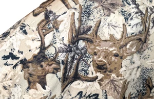 WINCHESTER Rugged Button Up Unique Deer Hunt Camo Print Outdoor Mens Size MEDIUM - Picture 1 of 18