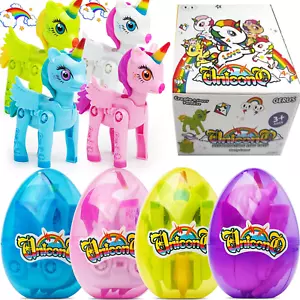 Juguetes para 3 4 5 6 7 8 9 años niñas regalos de cumpleaños de Pascua niños huevos de unicornio - Imagen 1 de 12