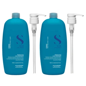 ALFAPARF SEMI DI LINO SHAPE CURLS ENHANCING LOW SHAMPOO 1 LITRE X2 WITH PUMP - Picture 1 of 3