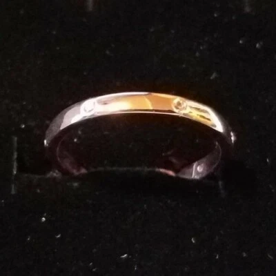 NEW Italina Women's Fashion Rose Gold Plated Ring Size 8.5 - Image 1 of 3