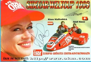 Klaus Klaffenböck (A) & Adolf Hänni (SWZ) - Tarjeta de autógrafo firmada 15x21 cm - Imagen 1 de 1