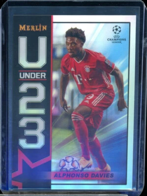 2020 Topps Chrome "under 23" ALPHONSO DAVIES refractor - Image 1 of 2