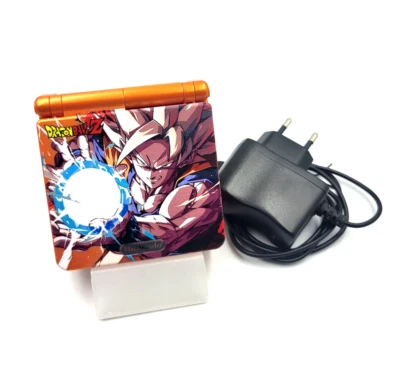 Gameboy Advance SP IPS V5 LCD Bildschirm Nintendo Dragonball Edition 1050mAh
