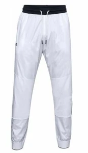 Under Armour Herren Recover Legacy Hose Pants Sport Training Fitness weiß an - Bild 1 von 9
