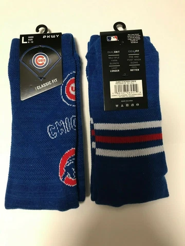 Chicago Cubs MLB Blue Crew Socks Baseball Wrigley Field PKWY Classic Fit Cover