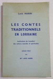 Louis Marin Los Cuentos Tradicionales De Lorena 1964 Envío Folklore Etnología - Imagen 1 de 7