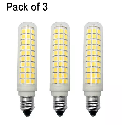 3pcs E11 LED bulb 104-2835 SMD Ceramics Ceiling Fan Light 120V Equivalent 80W H - Image 1 of 4