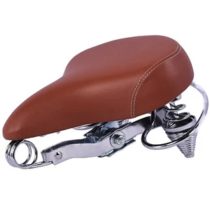 Double Springer Lowrider Bicycle Gyro Spring Comfy Bicycle Saddle Bike Seat - Picture 1 of 25