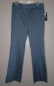 Tracy Evans Limited Juniors 7 Gray, Black Plaid Dress Career Pants Boot Cut NEW - Picture 1 of 10
