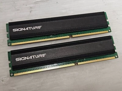 8GB (2x4GB) DDR3, PC3-10600, 1333MHz, PATRIOT SIGNATURE, PS000830, WORKING - Image 1 of 2