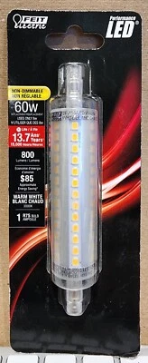 Double-Ended 120V 3000K 118MM 800-Lumen LED (Halogen Replacement) Bulb - Image 1 of 2