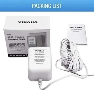 24 Volt Transformer, C Wire Adapter Thermostat, Competible with All Versions - Picture 1 of 5