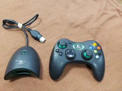 Logitech Cordless Precision Controller Wireless for Original XBOX w/ Receiver - Image 1 of 4