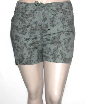 NUEVO Style & Co. Pantalones Cortos Novio Talla 12 Petite Estampado Cordón VERDE  Foto 1 de 4