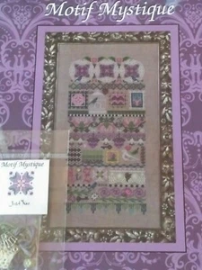 JUST NAN MOTIF MYSTIQUE SAMPLERS CROSS STITCH CHART & CHARM PACK - Picture 1 of 4