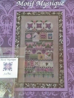 JUST NAN MOTIF MYSTIQUE SAMPLERS CROSS STITCH CHART & CHARM PACK - Image 1 of 4