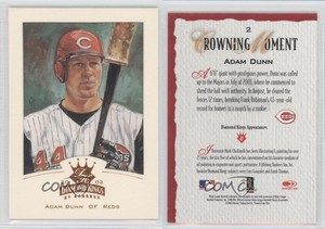 2002 Donruss Diamond Kings Bronze Foil Adam Dunn #2