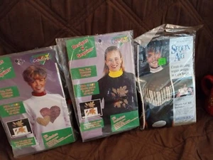 Sequin Art Lot of Three Clothing - Designs-n-Sequins Vintage Craft Clothing New - Picture 1 of 7