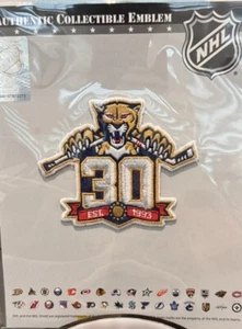 2023-2024 Florida Panthers Team 30th Anniversary Season Logo Jersey Patch - Picture 1 of 1