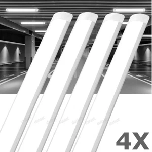 4X 90cm LED Feuchtraumleuchte Wannenleuchte Röhre DeckenLampe Werkstatt Keller - Bild 1 von 12