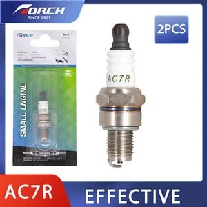 2x TORCH AC7R Spark Plug Lawn for NGK CMR7H for Champion 965 RZ7C E3.24 - Bild 1 von 7